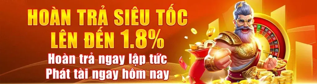 Biểu ngữ khuyến mãi chào mừng người chơi mới với tiền thưởng lớn